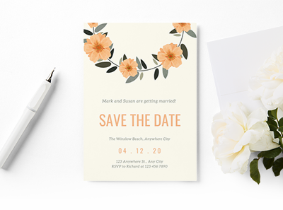 Save The Date Cards Personalize Order Prints From Canva
